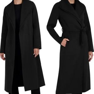 Tahari Elliot double face wool blend coat